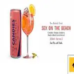 CANDIES COCKTAILS Energy Drink Sex On the Beach Mix 250ml Bottle - Pack of 6
