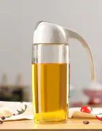 kunya Oil Storage Leakproof container & Dispenser, Oil Pot Auto Opening and Closing