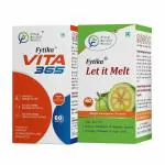 Fytika Vita 365 + Fytika Let It Melt (Combo Pack) | Vitamin B12, C, D3, E, Zinc, Biotin, Mineral, Ginseng & Ashwagandha | Enhances Energy, Stamina, Immunity Garcinia Cambogia, Green Coffee