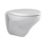 PARRYWARE CASA Range Wall Mount WATER CLOSET / TOILET BOWL (White) | 365x545x375 mm, Solid N Soft Close Seat and Cover | Western Toilet/Water Closet(EWC) For Bathroom | C023F1C