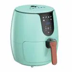 SMARTSOLARA Mint Green Plastic Digital Air Fryer with 6 Pre Set Modes 3.5L, Large
