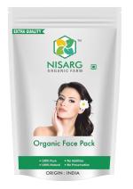 NISARG ORGANIC FARM Face Pack I Pure Natural & Organic for Skin Lightening Face Pack I Lighten Skin Tone I Instant Glow I Traditional Method Homemade I Herbal Powder Mixture & Multani (100 gm)
