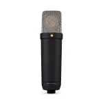RODE NT1 5th Generation Large-Diaphragm Studio Condenser Microphone with XLR and USB Outputs, Shock Mount and Pop Filter for Music Production, Vocal Recording and Podcasting (BLACK)