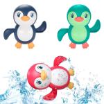 MOROVIK Plastic Floating Penguin Bathtub Toy for Kids, Cute Bathing Toys for Toddlers, Water Toys, Floating Pool Toys, Baby Swimming Floating Playing Toys, Multicolor, Age 0-3 Years