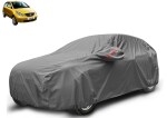 MOCKHE Tata Indica Vista Car Cover with Mirror Pocket, Waterproof Layers, Car Cover Indica Vista Waterproof - Taiwan Grey
