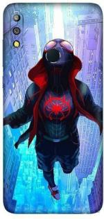 instyler Asus Zenfone Max Pro M2 Matte Vinyl Spiderman Printed Mobile Skin Sticker with Scratch Resistant Lamination