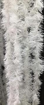 SK Craft Plastic Feather Christmas Tree Tinsel Merry Christmas String Garlands (Pack of 12)