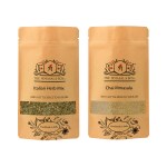 THE MMASALA BOX CO 100% Natural Italian Mix Herbs Masala Powder and Chai Masala Combo - 100gm /Pack