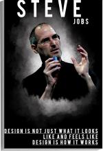 Surmul Multicolor Sunboard Medium Steve Jobs Quotes Poster With Motivational Removable Sticker