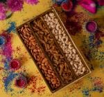 LILA DRY FRUITS Gift Hamper for Events and Occasions | Diwali, Holi, New Year, Rakhi, Birthday Corporate events | Dry Fruits Gift boxes| Almond 100g,Cashew 100g and Raisin 100g