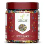 Freshtige Stone Rock Candy 400Grams Jar Pack | Stone Candy Caramels |Marble Chocolate Crackles