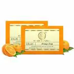 Khadi Natural Orange Soap Pack Of 2 Soaps - 250 Gm