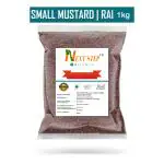 NEXTSTEP ORGANIC Small Black Mustard Seeds 1kg | Rai | Kali Rai 1000g
