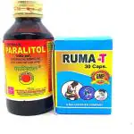 HERBSHD PARALITOL OIL 100ML & RUMA-T30+30 Capsule for pain relief(combo pack )