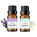VEDANUM Lavender and Jasmine Scented Essential Oil for Aromatherapy and Oil Diffuser 15 ml (Pack of 2)
