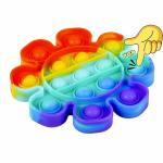 MyHomesWorld Big Push Pop Its Bubble Fidget Sensory Toy Gifts for Girls, Boys, Kids,Adult (Flower)