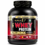 MuscleXP 100% Whey Protein (New WHEY Gold Standards) - 2Kg (4.4 lbs), Double Chocolate