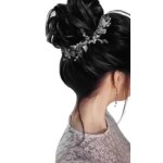 Asfly Effortless Hairstyles with Hair Buns,Beautiful bun | Hair Buns for Every Occasion Black PCS-2