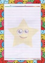 ECLET A4 One Side Ruled Designer Sheets (Pack of 60)