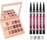 Toroka Women Eye Makeup Combo (Eyeshadow, Eyeliner)