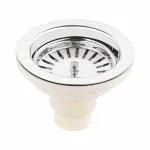 COATS Stainless Steel Kitchen Sink/PVC Coupling,Drain Outlet and PVC Connector with Chrome Finished