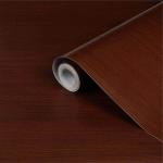 CVANU Wood Grain Vinyl Wallpaper for Old Furniture Door Wardrobe Wallpaper_(1x15ft)