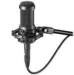 Audio-Technica AT2035 Large Diaphragm Studio Condenser XLR Unidirectional Microphone (Black)