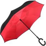 CHIRAG DISTRIBUTION Inverted Umbrella he Best Reverse Windproof Umbrella Inside Out Umbrella with C-Shaped Hands Free Handle for Women and Men (Multi Color)