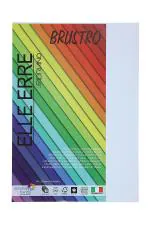 BRUSTRO Elle Erre Coloured Paper A4 Size 220 GSM Perla Colour, Pack of 9 Sheets. with Textured Surface on one Side and Smooth on Other.
