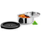 UNINOX Doodle Leak Proof Stainless Steel Container 1 pcs Set 250 ml, Spill Proof Lid with Steel Separator, Multicolor