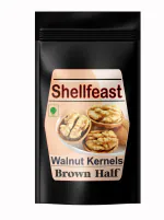 Shellfeast Walnut Kernels 500 grams Brown Walnut Kernels, Akhrot Giri, Walnuts Without Shell