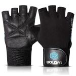 Boldfit Gym Gloves for Men with Wrist Support Accessories Gym Gloves - Large