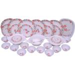 Carnival Pack of 32 Melamin 504 Dinner Set (White, Orange)