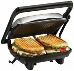 Hamilton Beach 25460-IN 1400W Painini Press Gourmet Sandwich Maker, Chrome