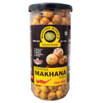 Kohinoor Roasted & Flavoured Makhana- Masala Magic ,Punjabi Tadka , Pudina, Peri Peri, Himalyan Pink salt, Salted Plain,Barbeque,Cream & Onion (100gms each) (Peri peri, PACK OF 2)