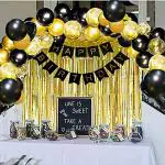 SHANAYA Happy Birthday Decoration Foil Balloon Kit (74 Pieces)