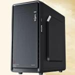 Trixis Pluto P6601 HighPerformance I3 3Rd Gen Desktop Pc With H61 Cpu, 4Gb Ddr3 Ram, 500Gb Hdd, 128Gb Ssd, Preloaded Essential Software, Sleek Black Design
