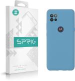 Sprig Liquid Silicone Blue Back Cover For Motorola G 5G, Moto G 5G
