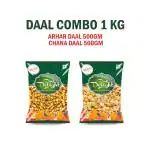 Pink Delight Dal Combo | Arhar Daal 500 Gm | Chana Daal 500 Gm | 1 Kg Pack