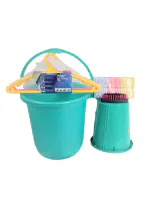 GEE ENTERPRISES Jumbo Bucket, Dustbin, Cloth Hengar & Cloth Clip, Set 27 pcs, Heavy Duty, Large Capacity