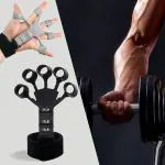 ShopiMoz Silicone 5 Finger Wrist Puller, Fitness Finger Trainer, Shooting Posture Corrector, Finger Enhanced Grip Device