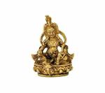 Idol Collections Gold Brass Lord Kuber God Of Wealth, 4 Inch