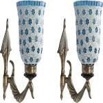 Afast Multicolor, Round Holder B27 Compatible With 5 To 60 Watt (Set Of 2) MO009####Home decore####Wall Lamp###Lamp cover