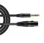 SeCro 6.35Mm Stereo Trs Male to Xlr Female Mic Cable for Camera