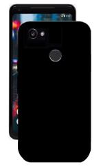 LazyLion Google Pixel 2XL Black Silicone Shockproof Phone Case, Ultra Safety with Soft Feel
