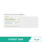 Pearldew Syndet Bar 75 gm|With Aloe Vera, Almond Oil, Olive Oil, Vitamin E, Coconut Oil, Shea Butter, Jojoba Oil, Avocado Oil & Tea Tree Oil|pH 5.5 |Paraben Free (75 gm - Pack Of 1)