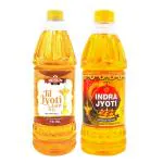 SWARAJYA INDIA Pooja oil Combo with (Jasmine & Sandalwood )Fragrance- 900 ml Each