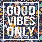 D. Creative Paper Good Vibes Only Printed Motivational Wall Art Poster (Multicolour, 13 x 19 Inch)