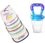 Mom's Pride Crawl'In Multicolor Cotton Fast Dry-Waterproof Super Soft Cotton (Pack Of 3)