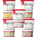 Dr. RBL's Corn Sattu Moong Dal Flaxseed Black Wheat Flour Combo Pack of 5 (2500 g, Pack of 5)